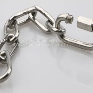 European Type Link Ring Oval & Round Door Buckle Anchor Shackle Ship Anchor Chains thumbnail-2