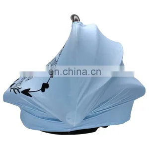Preemie No Touching Sign Stretchy Baby Car Seat Cover Shopping Cart Grocery Trolley Cover Privacy Nursing Cover Carseat Canopy thumbnail-7