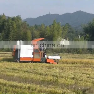 4LZ-4.5 Full Feeding Cheap Price Kubota Similar Rice Combine Harvester for India thumbnail-1