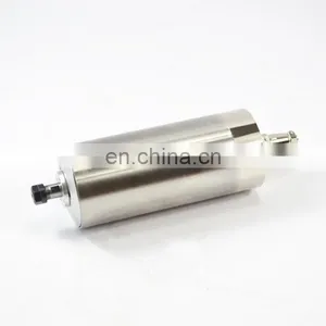 HONGJUN 1.5KW Water Cooled Spindle Motor 80MM 220V ER11 Grind Motor With 3 Bearing thumbnail-3