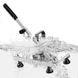 Home Use Manual Stainless Steel Beef Slices Machine/Home Carrot Slices Maker / Manual Streaky Pork Cutter Machine thumbnail-5