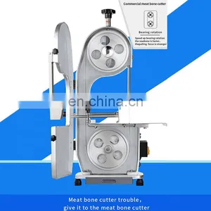 Electric Commercial Band Saw Frozen Fish Meat Cutting Machine / Kitchen Equipment Bone Saw/ Portable Meat Saw Machine thumbnail-3