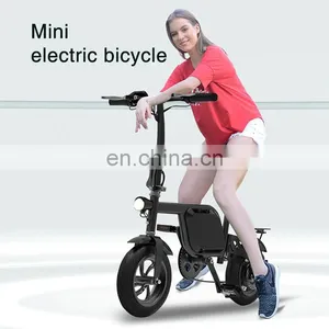 Electric Bicycle Folding Adult Mini Lithium Battery Light Moped Battery Car thumbnail-2