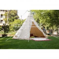 4m Canvas Teepee Tent Bell Tent Company 4m Canvas Bell Tent Tent Manufacturers China thumbnail-5