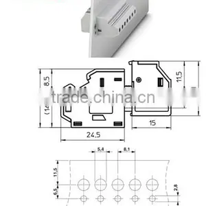 Electrical Feedthroughs Terminal Block Connector With Pitch 8.10mm thumbnail-2
