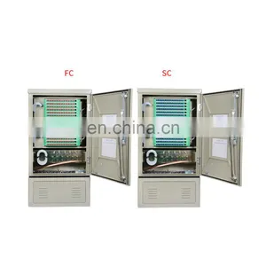 Manufacturer FTTH Outdoor 144 288 576 Core Fiber Optic Cross Connect Cabinet Telecom Cabinet Optical Distribution Cabinet thumbnail-5