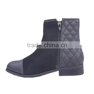 Wholesale Women Three Elements Upper Ankle Boots Motorcycle Dealer Boots China thumbnail-4