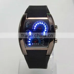 Hot Blue Led Speedometer Watch thumbnail-1