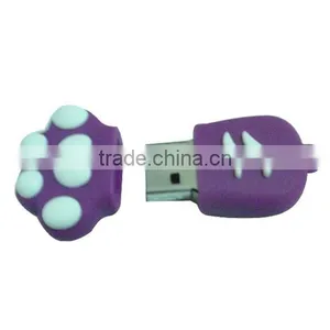 Environmental Soft PVC USD Flash Drives 2G/4G/8G/16G/32G thumbnail-2