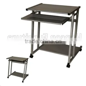 Oupusen Knock Down Metal Office Computer Desk thumbnail-6