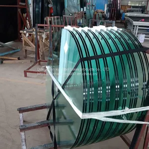Furniture Glass Mesa 8 mm Transparent Toughened Glass Edge Grinding Glass Factory thumbnail-2