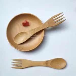 Bamboo Spork Wholesale China Twinkle Bamboo Manufacturer China Supplier thumbnail-2