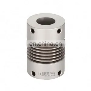 High Quality DR Series Aluminum Alloy Spring Bellow Set Screw Coupling thumbnail-4