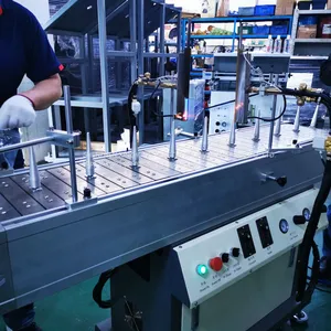 Manual Round Oval Flat Square Plastic Glass Container Surface Flame Burner Preprint Process Bottle Flame Treatment Machine thumbnail-1