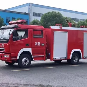 Dongfeng 4-ton Water Tank Fire Truck, Fire Extinguishing and Rescue Emergency Vehicle. thumbnail-1