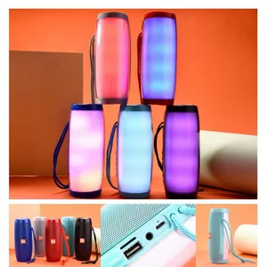 Bluetooth Speaker LED Melody Dazzling Light Creative Gift Outdoor Waterproof Subwoofer Creative Gift thumbnail-1