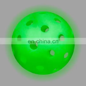 Luminous Pickleball 74mm 40 Holes Pickleballs Glow in Dark thumbnail-3