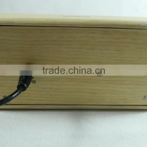 WL1226T Hot Sale Nature Wood Sensor Touch Table Clock thumbnail-2
