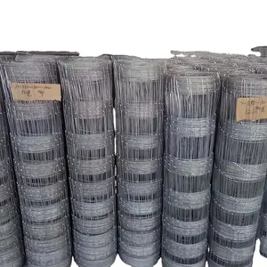Hot Sale Galvanized Farm Fence Animal Farm Steel Wire Mesh Hinge Joint Fence/deer Fence Wire Mesh for Livestock thumbnail-1