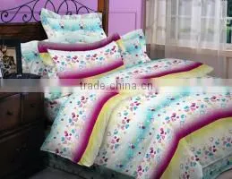 Microfiber Reversible Duvet Quilt Cover Fitted Sheet & Pillowcases Beding Set thumbnail-6