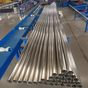 Corrosion-Resistant 1.4435 Stainless Steel Round Pipe, ASTM A240 Standard, Oil Grinding/Linen Finish, for Chemical Processing Piping Systems thumbnail-1