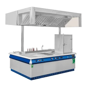 Luxury Commercial Combination Range Stainless Steel Cooking Equipment for Hotel Kitchen thumbnail-4