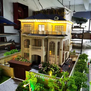 Self-built Villa Models, Self-built House Sand Table Models, Customized Self-built House Sand Table Models thumbnail-1