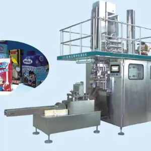 Dairy Machine China Low Price High Speed Automatic Juice Filling and Packing Machine Aseptic Carton Brick Box for Beverage Production Line Ice Cream Filling thumbnail-6