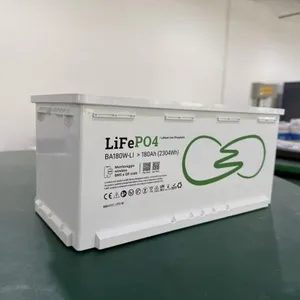 180Ah LiFePO₄ Battery BA180W-Li – 6000 Cycles, 200A Discharge, Built-in BMS thumbnail-1