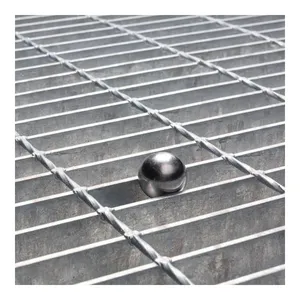 Steel Grating, Photovoltaic Platform Walkway, Step Treads, Stainless Steel Drainage Channel Covers, Catwalks, Hot-dip Galvanized Steel Grating thumbnail-5