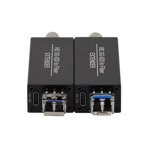 Ultra Compact 3G-SDI to Fiber Converter 1080P60Hz Mini HD-SDI Fiber Extender Uncompressed 1080P Comply With SMPTE 424M/292M thumbnail-2