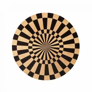 Time Wheel Marquetry Round Table thumbnail-2