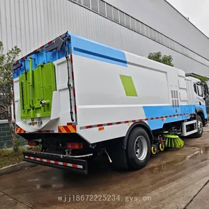 Dongfeng Huashen t5 New Energy Washing and Sweeping Vehicle, Total Mass 18,000kg Pure Electric Washing and Sweeping Vehicle thumbnail-3