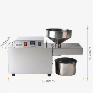 MO-Qdmdch Large Oil Press Machine 2KW 15kg/h 304 Stainless Steel GW023 Cold Hot Automatic Peanut Sesame Seed Oil Extractor thumbnail-3