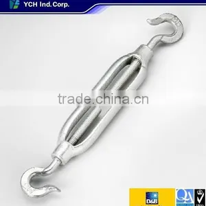 Zinc Plated Steel Hook and Eye Wire Rope Turnbuckle thumbnail-2