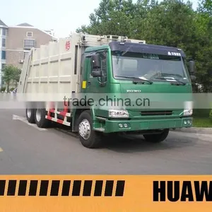 HOWO Refuse Garbage Compactor Truck Waste Station thumbnail-1