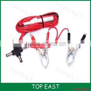 Alligator Battery Clamp Clips With DC Plug/aluminium Brass Battery Clip thumbnail-1