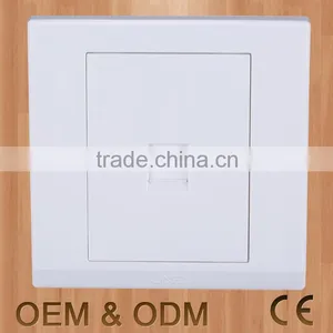 White One Gang Rj11 Tel Socket or Telephone Socket thumbnail-1