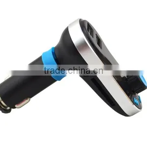 FM Transmitter With 2.1A Car Charger, Supports MP3/WMA Format, fm Wireless Microphone thumbnail-1
