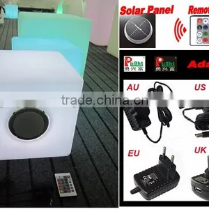 Solar LED Light Cube With Bluetooth Stereo & Remote Control & Solar YXF-4343BS thumbnail-2