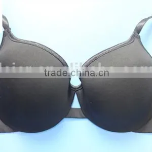 2016 Unique Front Classical Style Simple Black Bra thumbnail-4