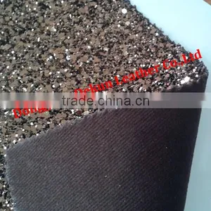 Hot Sale Glitter Velvet Fabric for Bags and Shoes,glitter Fabric Wallpaper thumbnail-5