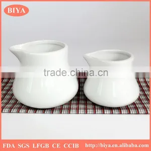 Chaozhou Factory Directly Ceramic Bulk Spice Jar Porcelain Small Milk Jar,milk Pot, Juice Jar and Coffee Jar for Dinner Jar thumbnail-1