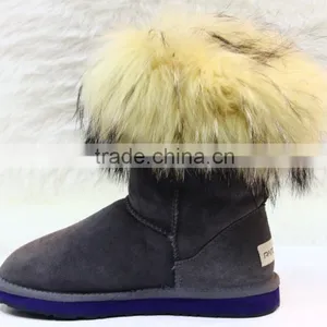2016 HFUGG Grey Snow Boots thumbnail-2