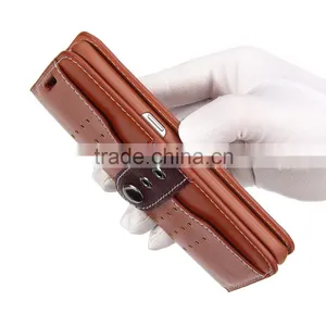 Momax West Jean Series PU Leather Wallet Case With Card Slot for Samsung Galaxy S7 Flip Holder Leather Cover With Buckle ForS7 thumbnail-6