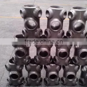 A860-WPHY65, SMLS, 0.562"X0.5", BW, STANDARD, ASME B16.9 Reducing Tee thumbnail-3