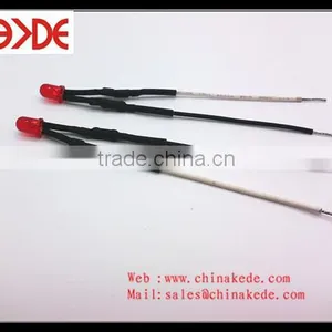 Mini Led Indicator Light With Wire 3mm 5mm Mounting Hole 50000hr Big Lifetime thumbnail-1