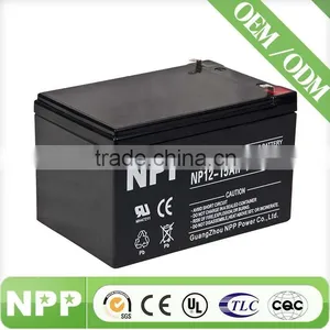 12V15AH mf Power Valve Regulated Lead Acid Battery 12v thumbnail-1