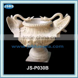 Travertine Garden Ornamental Flowerpot (JS-P030B) thumbnail-1