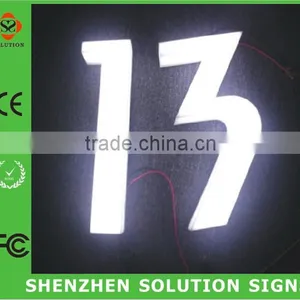 Small Resin Front Light Led Letters for Sign Box thumbnail-1